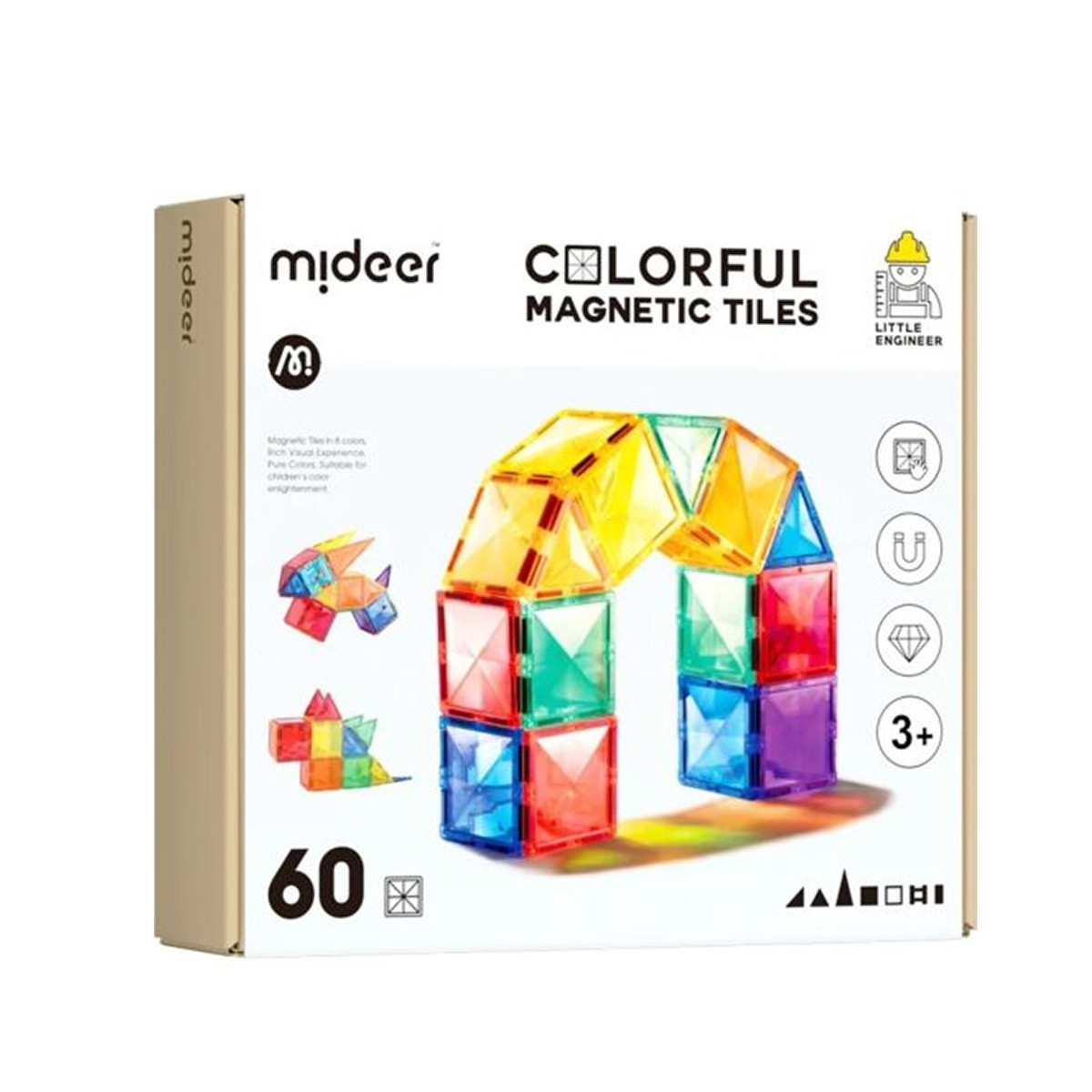 Mideer šarene magnetne ploče,60kom