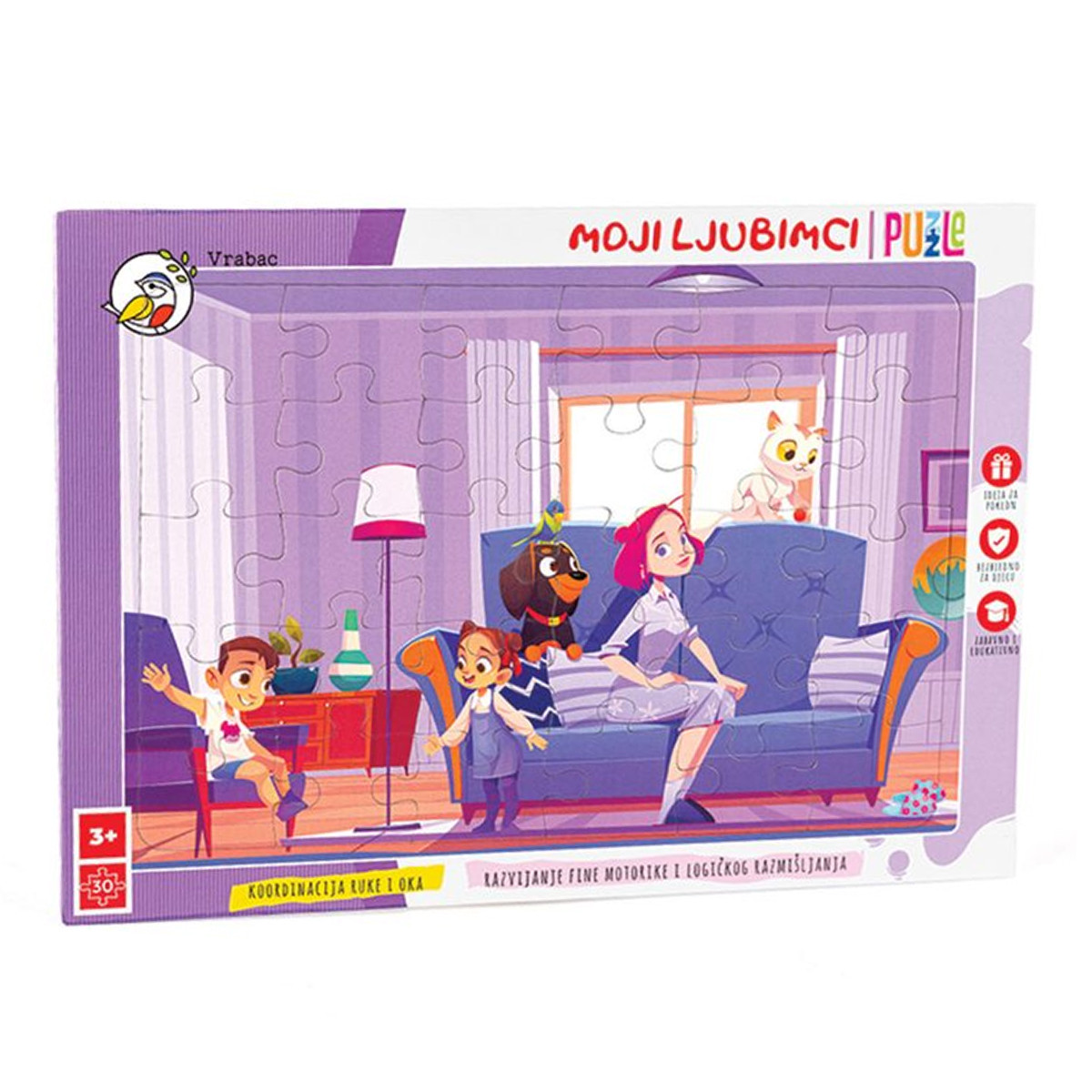 Vrabac slagalica Moji ljubimci