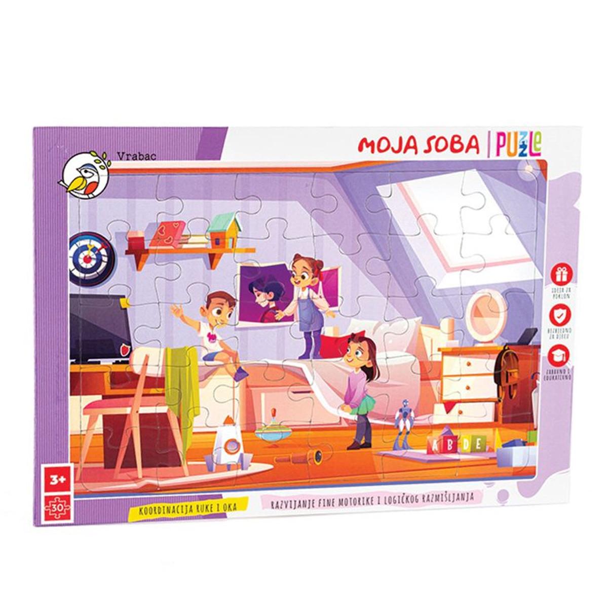 Vrabac slagalica Moja soba