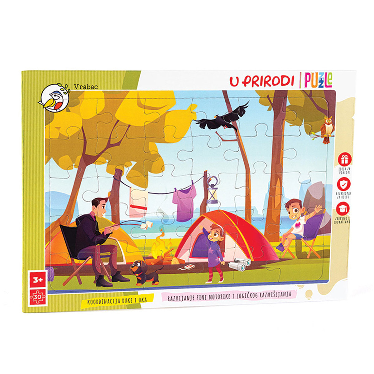 Vrabac slagalica U prirodi