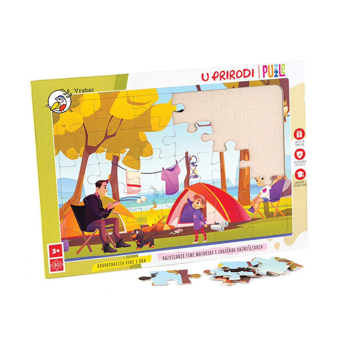 Vrabac slagalica U prirodi