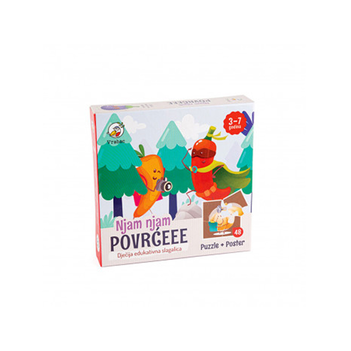 Vrabac Astra slagalica Povrće