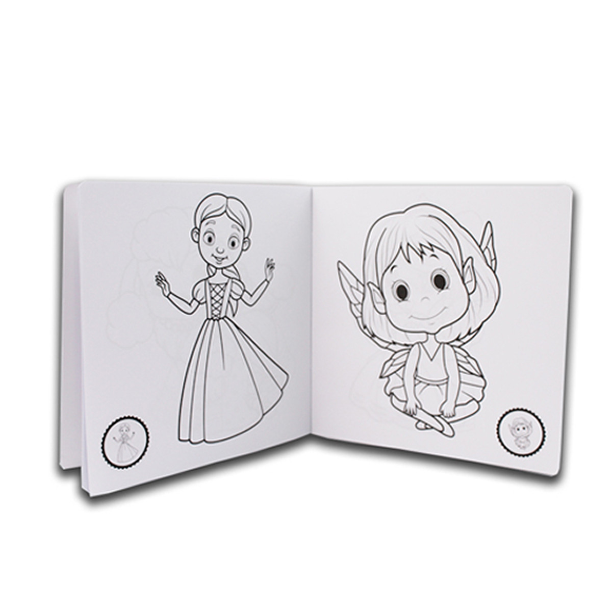 Vrabac bojanka stiker Princezaza