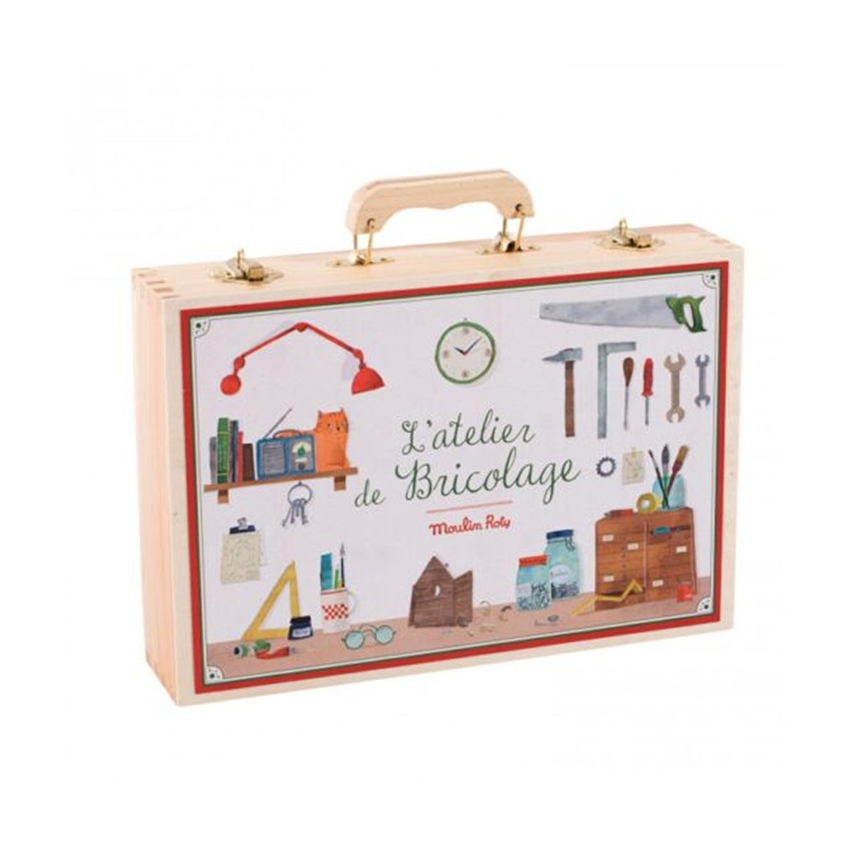 Moulin Roty kutija sa alatom,32×22,5×7,5cm