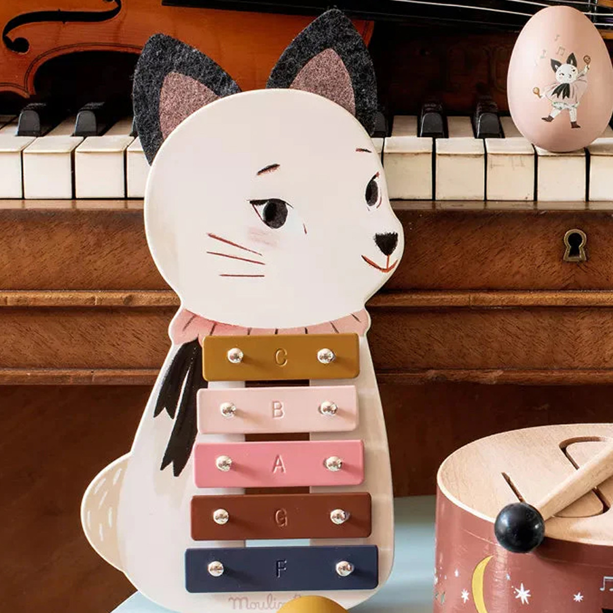 Moulin Roty metalofon, 14,5x28cm