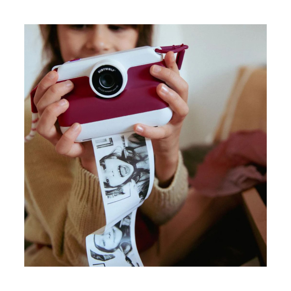 KidyWolf kamera sa štampanjem slika Red