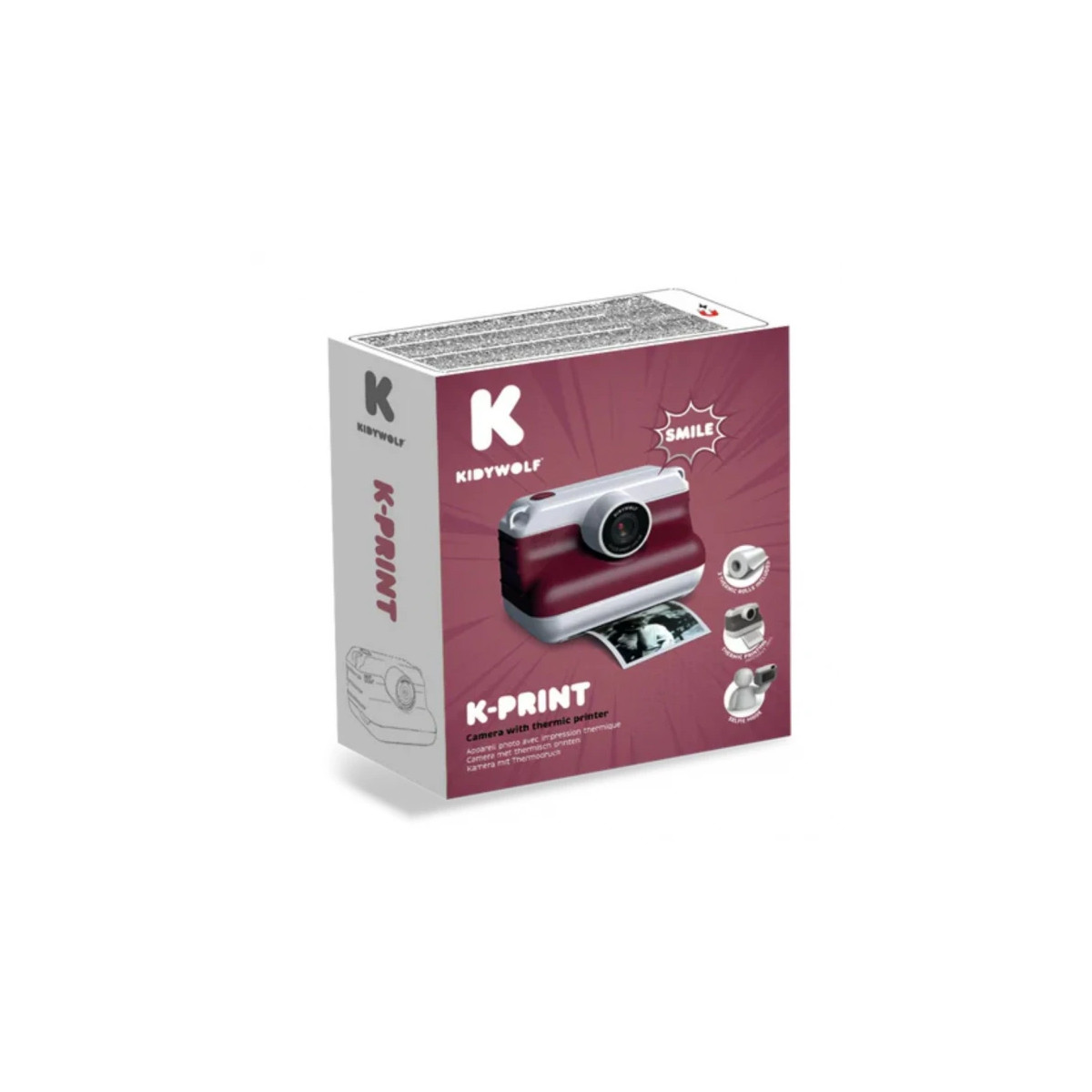 KidyWolf kamera sa štampanjem slika Red