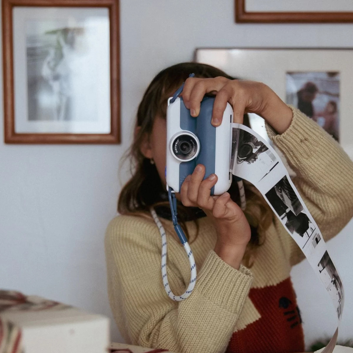 KidyWolf kamera sa štampanjem slika Blue