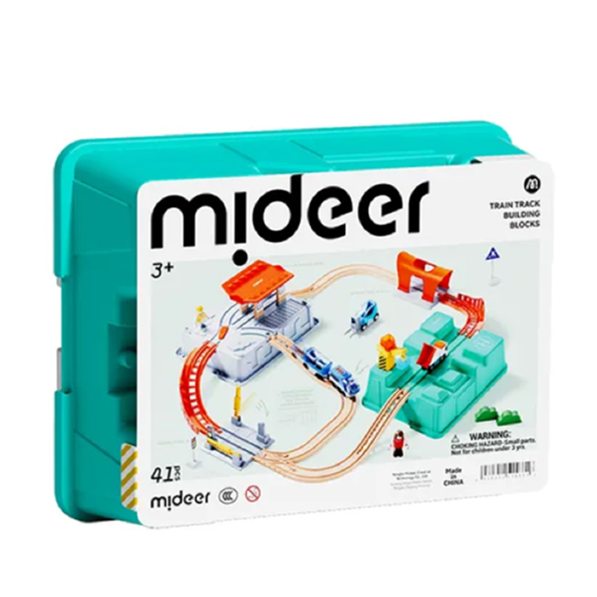 Mideer drvena pruga sa vozicima