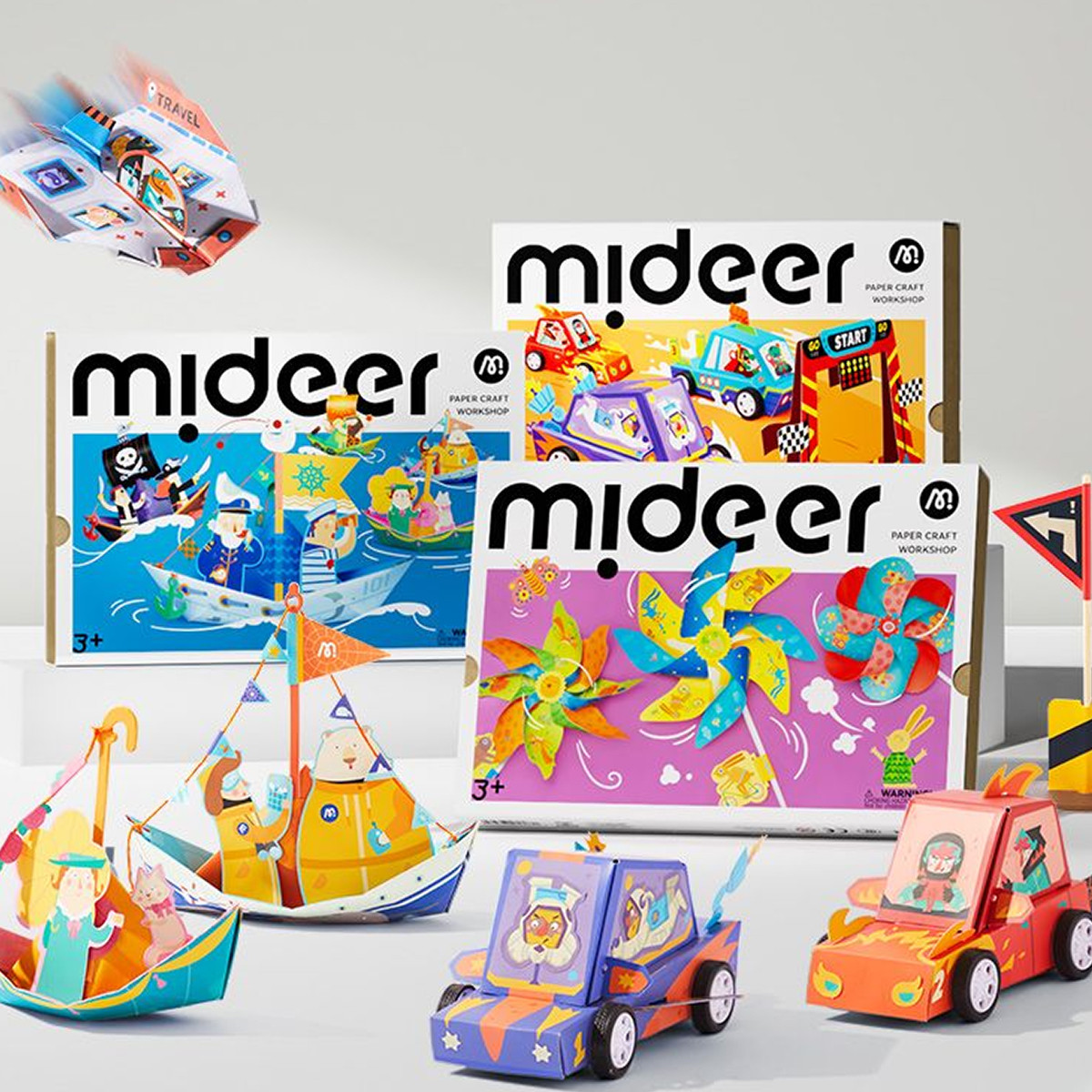 Mideer papirni origami avion