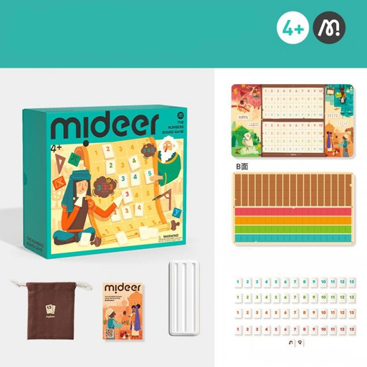 Mideer društvena igra brojevi