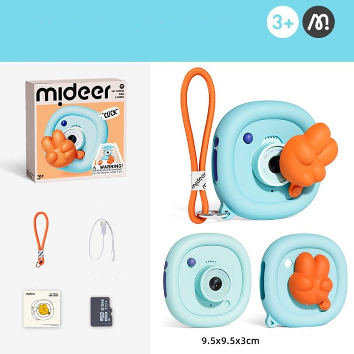 Mideer fotoaparat Say cheese Blue