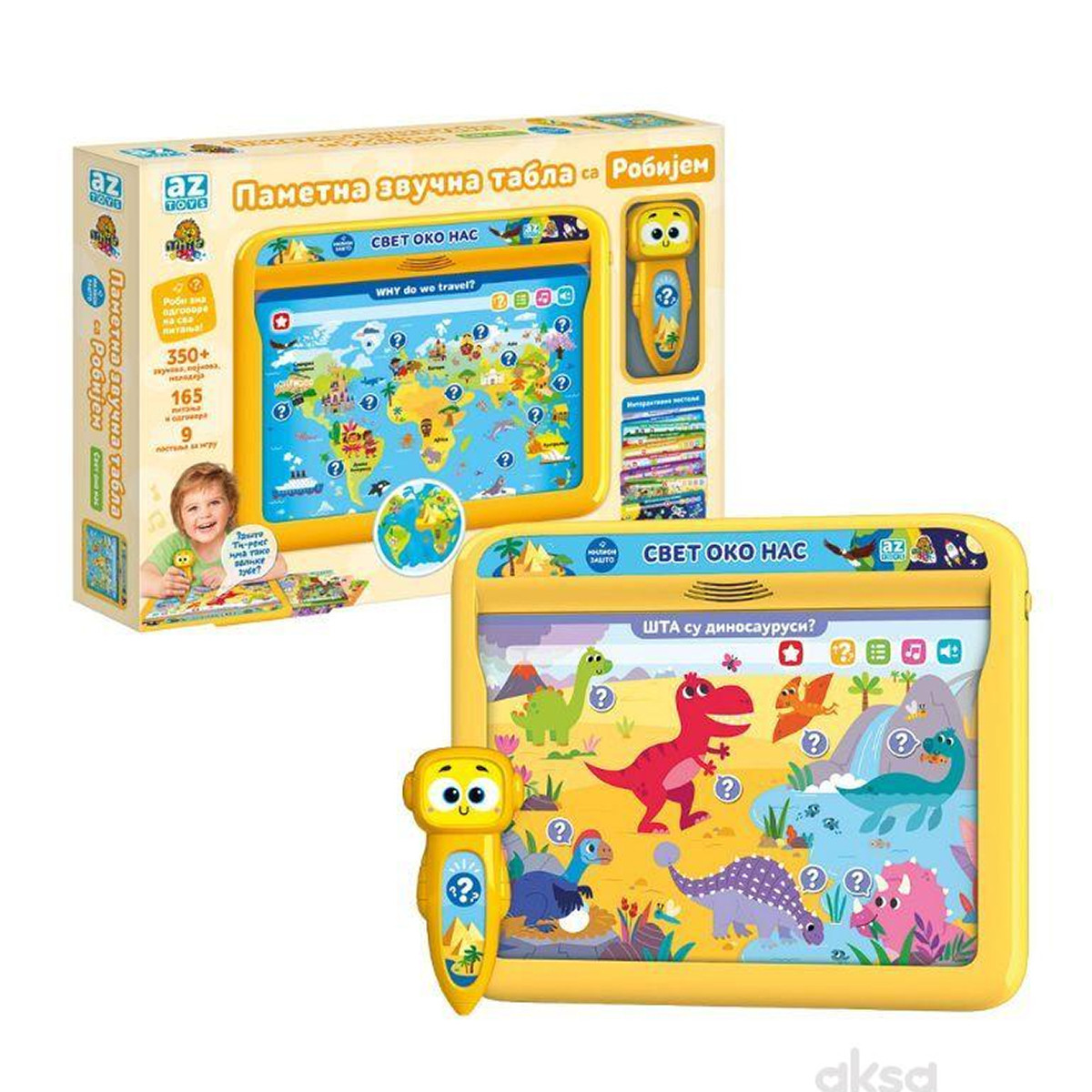 AZ toys zvučna tabla Milion zašto sa Robijem