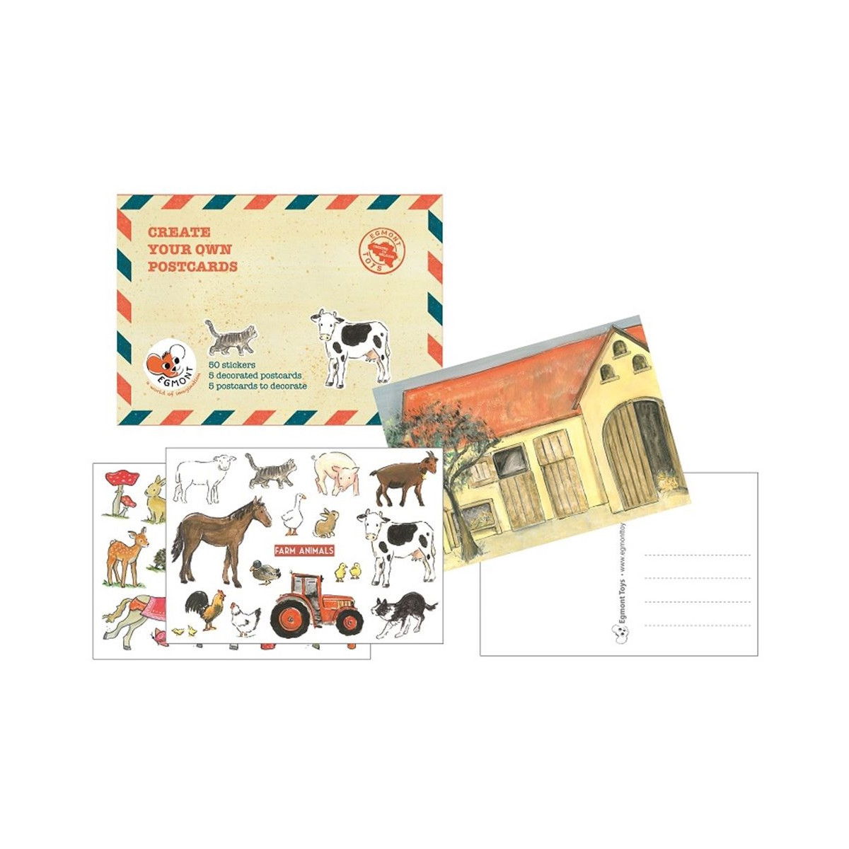 Egmont Toys kreativni set razlednice za ukrašavanje