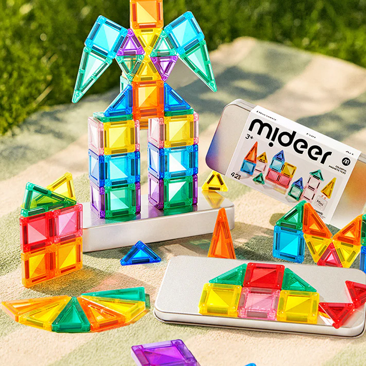 Mideer mini magnetne pločice 42 dela