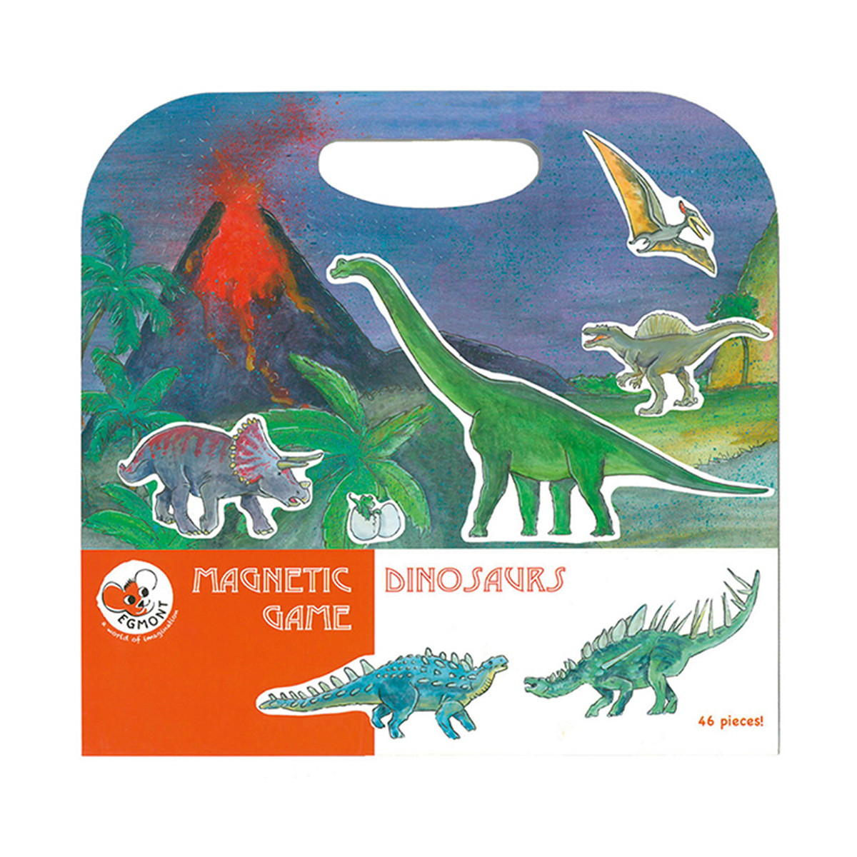 Egmont Toys magnetna igra dinosaurus