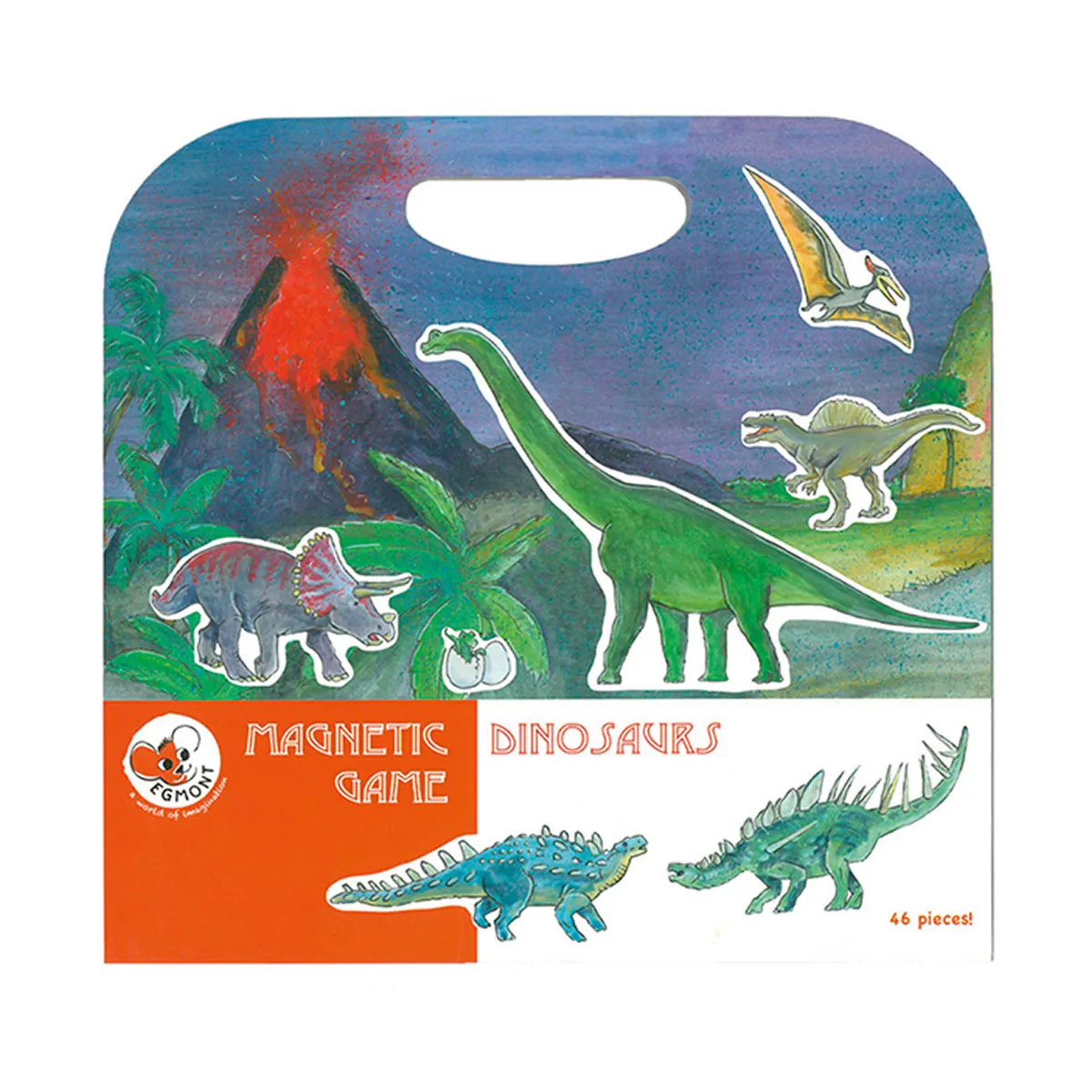 Egmont Toys magnetna igra dinosaurus