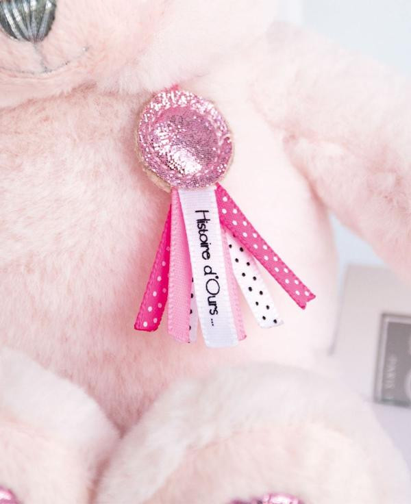 Historie d'Ours plišana igračka Mali roze meda