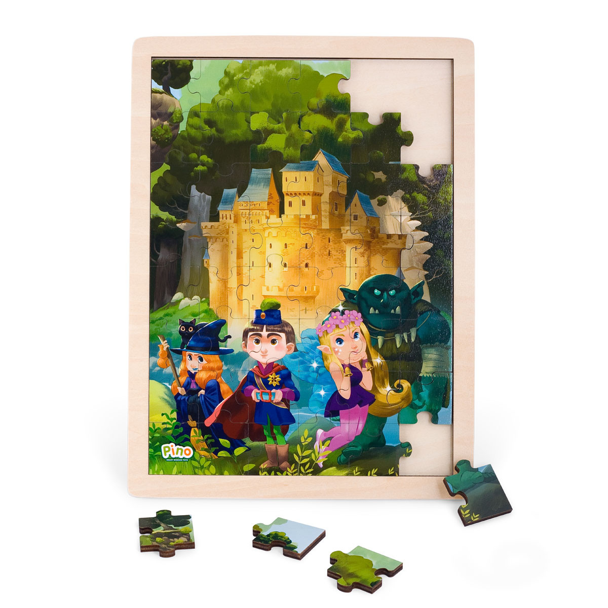 Pino drvene puzzle -Zamak