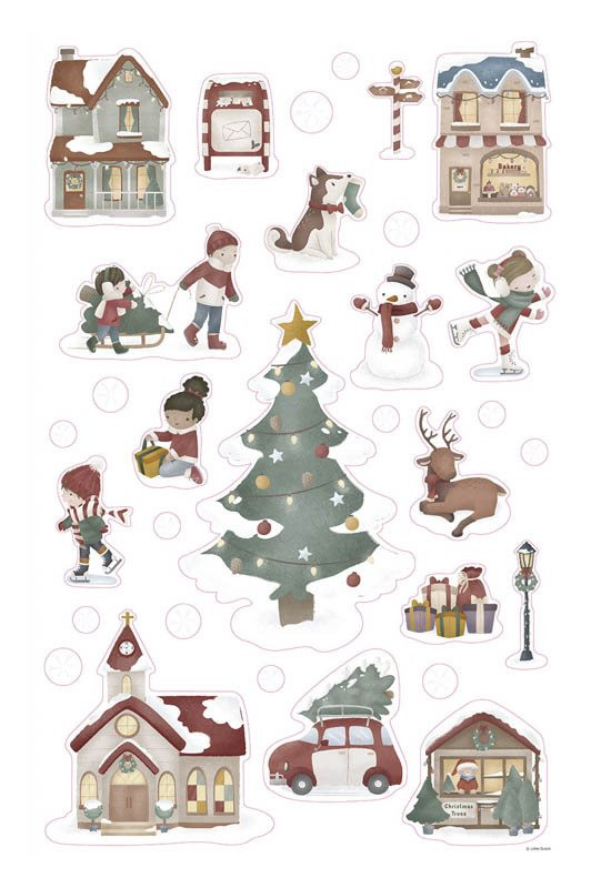 Little Dutch Božićni stikeri