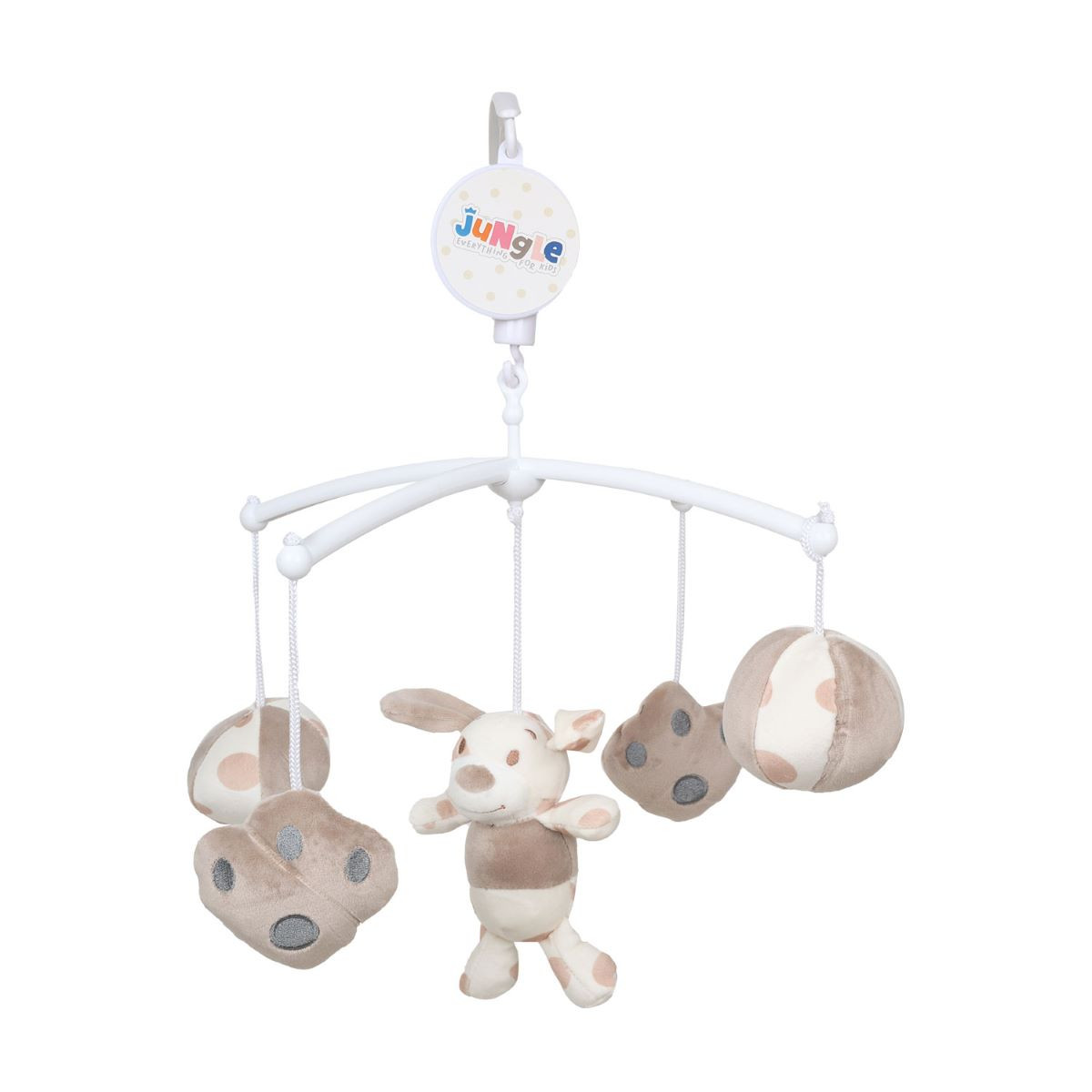 Jungle Bebi muzička vrteška bež kuca