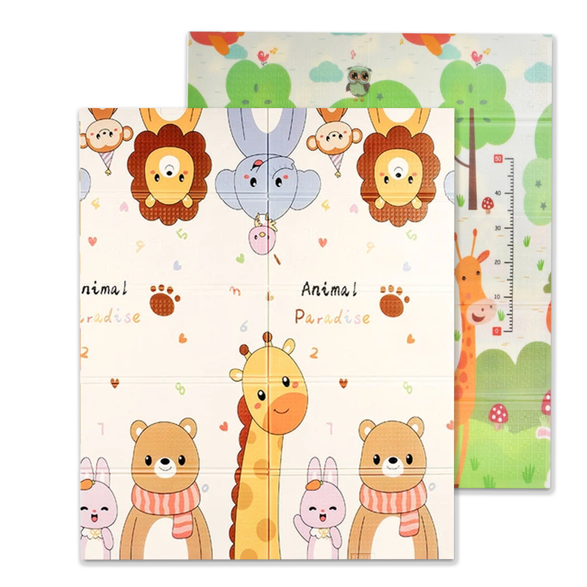 Jungle dvostrani tepih za igru, 150x180x0.8cm