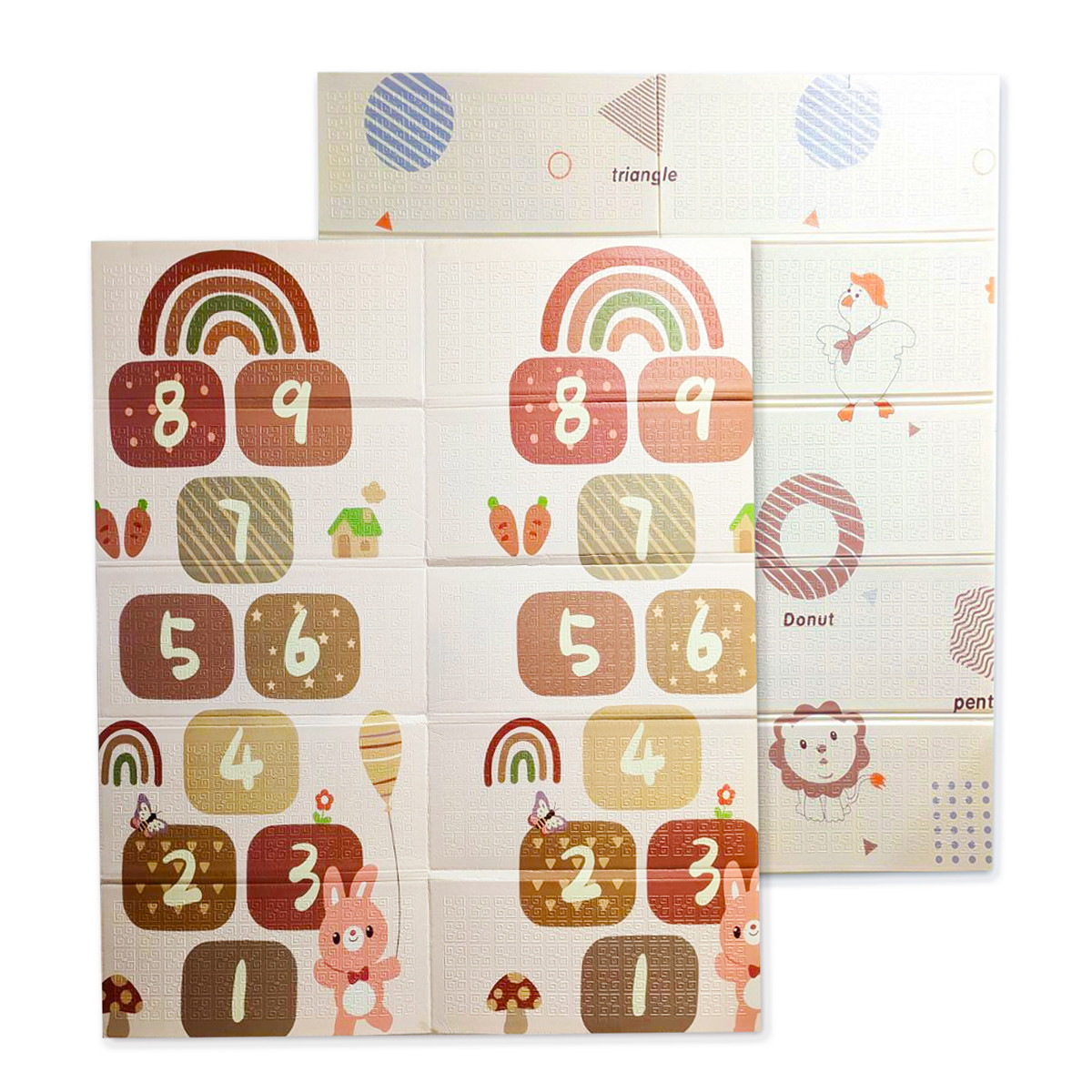 Jungle dvostrani tepih za igru, 150x180x0.8cm