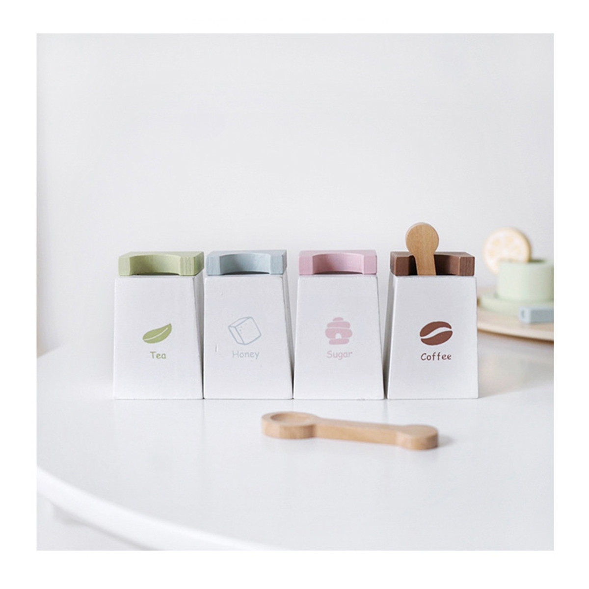 Jungle drvena igračka set za čaj