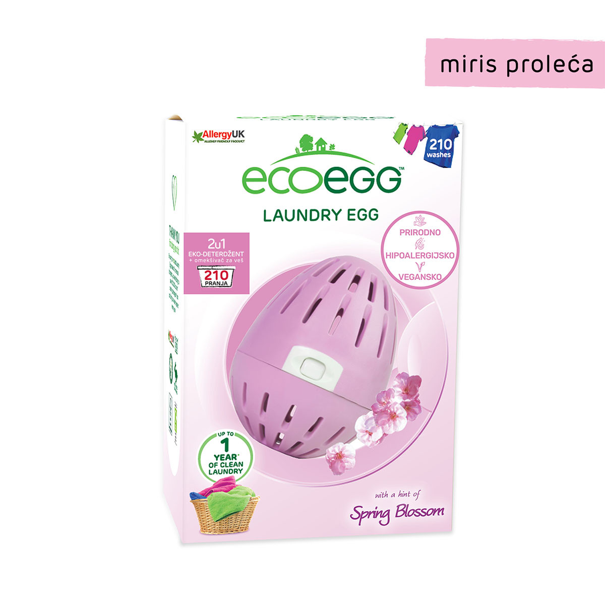 ECOEGG deterdžent za veš mirisproleća 210 pranja