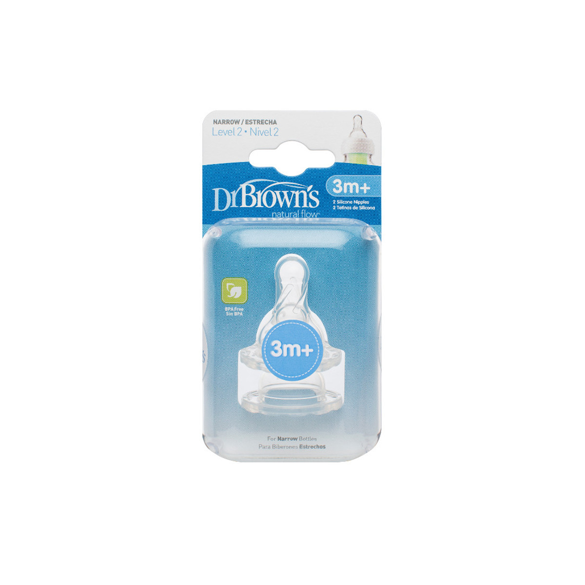 Dr Browns silikonska cucla za standard flašicu-veličina