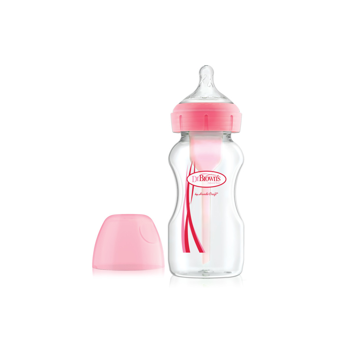 Dr Browns plastična OPTIONS+ bočica 270ml,roze