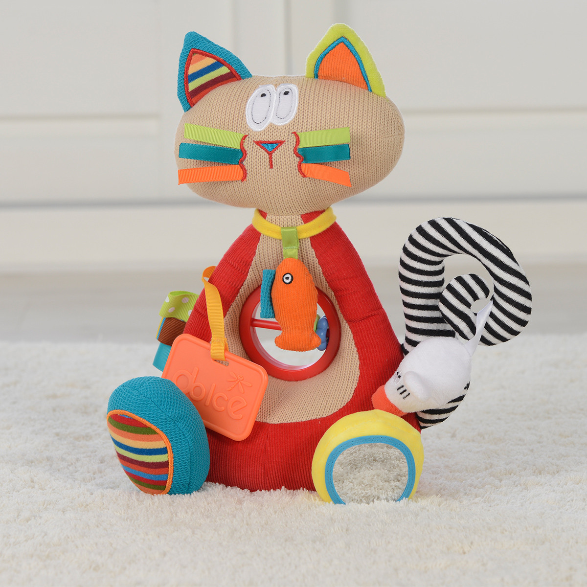 Dolce edukativna igračka - Sijamska maca 28cm