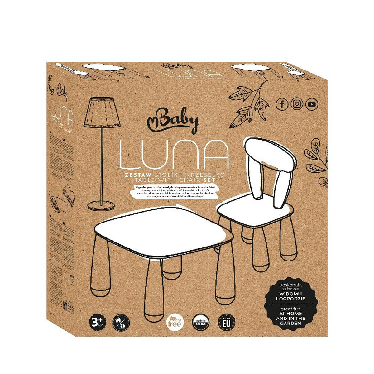 Maltex Set sto i stolica za decu