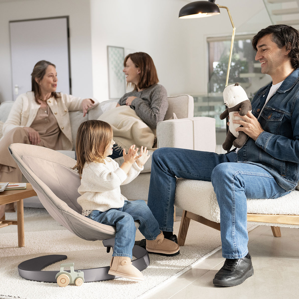 Nuna njihalica Leaf GROW sa igračkama, Cloud