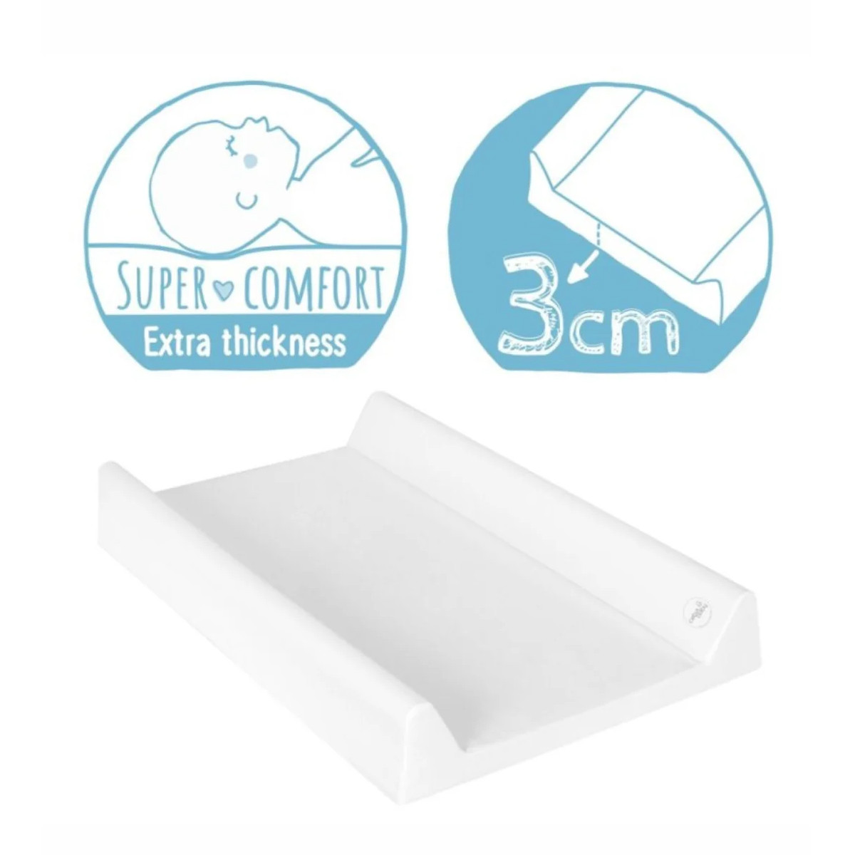 Ceba tvrda podloga za povijanje, 50x80cm