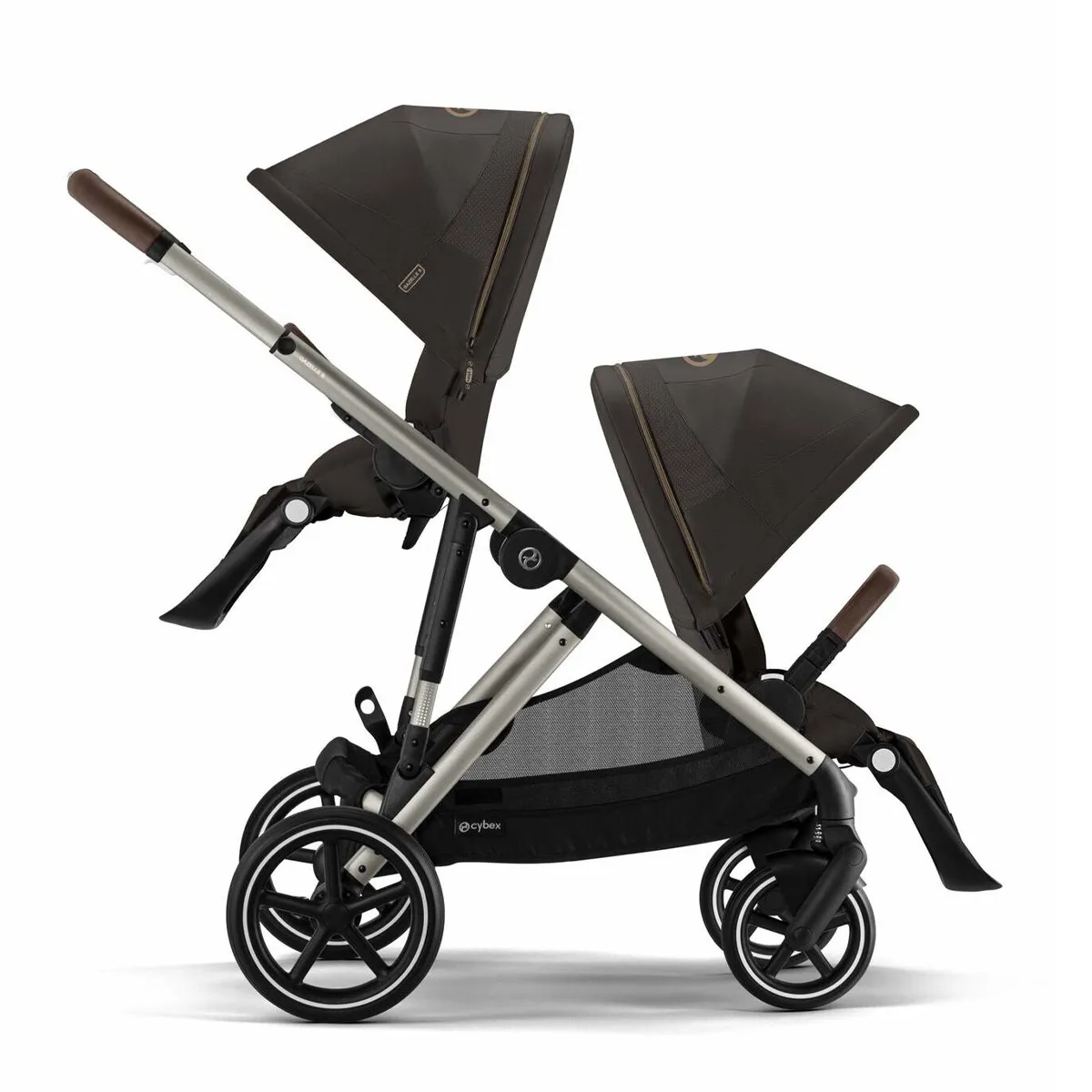 Cybex kolica e-Gazelle S, Taupe Frame/Chocolate Brown
