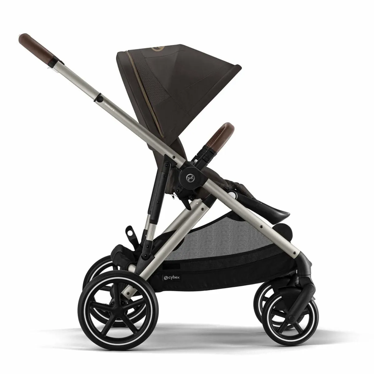 Cybex kolica e-Gazelle S, Taupe Frame/Chocolate Brown