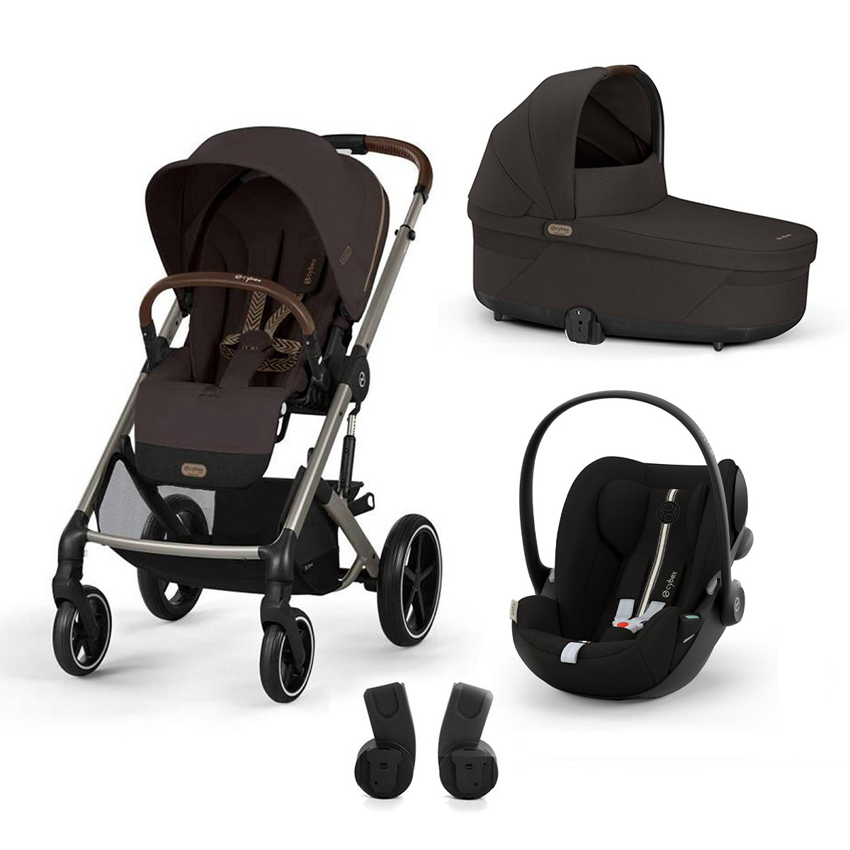 Cybex kolica za bebe Balios sistem G 3 u 1 Chocolate Brown