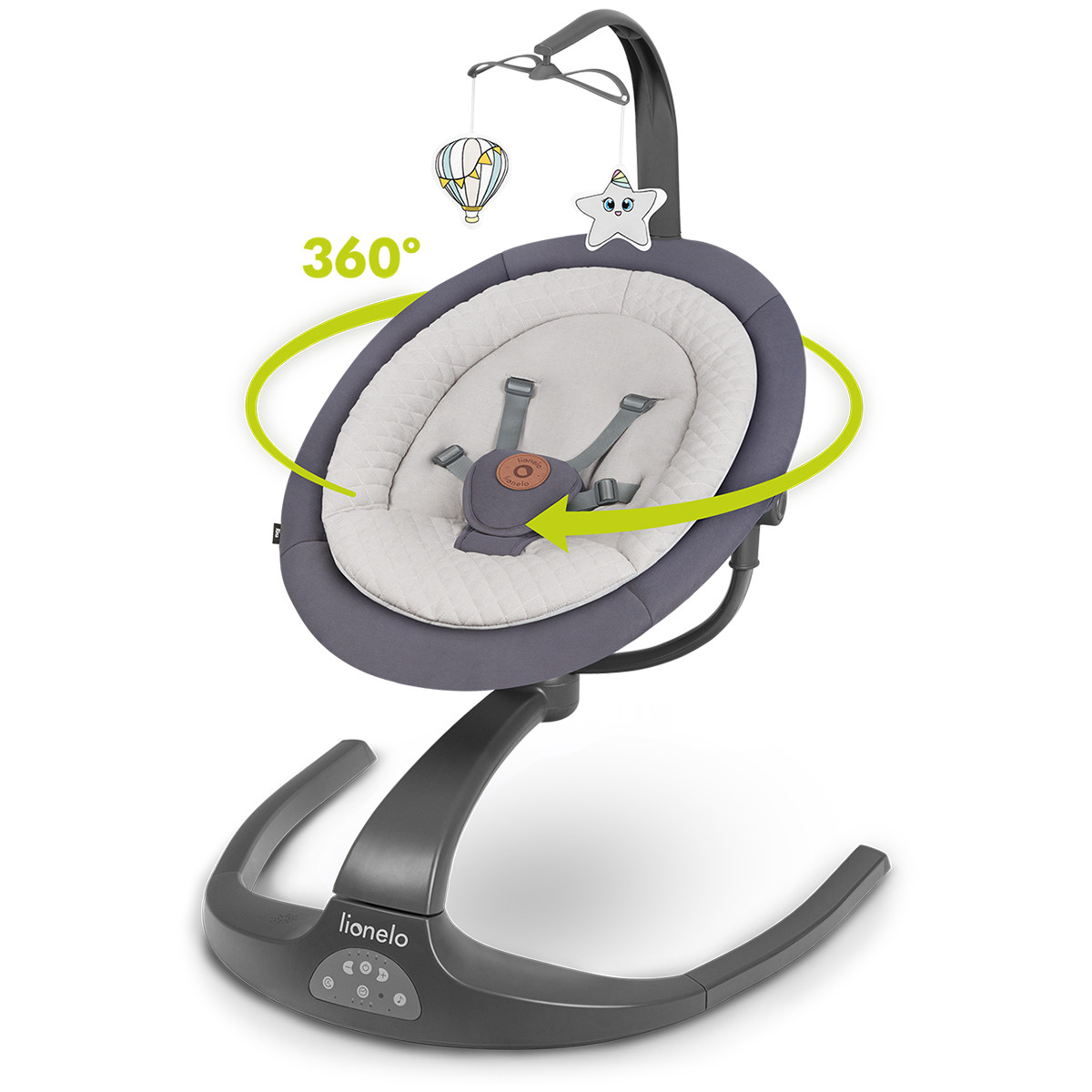 Lionelo njihalica Rina, Grey Concrete