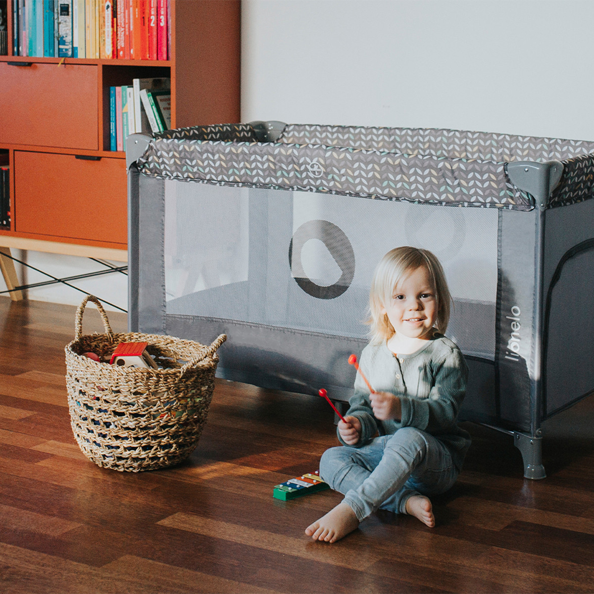 Lionelo prenosni krevetac Stefi, Green Turquoise