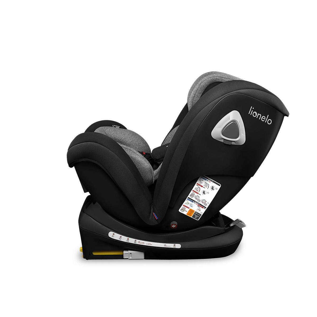 Lionelo autosedište Bastiaan Isofix 360, 0-36m, Black