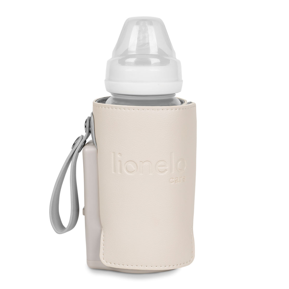 Lionelo prenosni grejač za flašice, Beige Sand