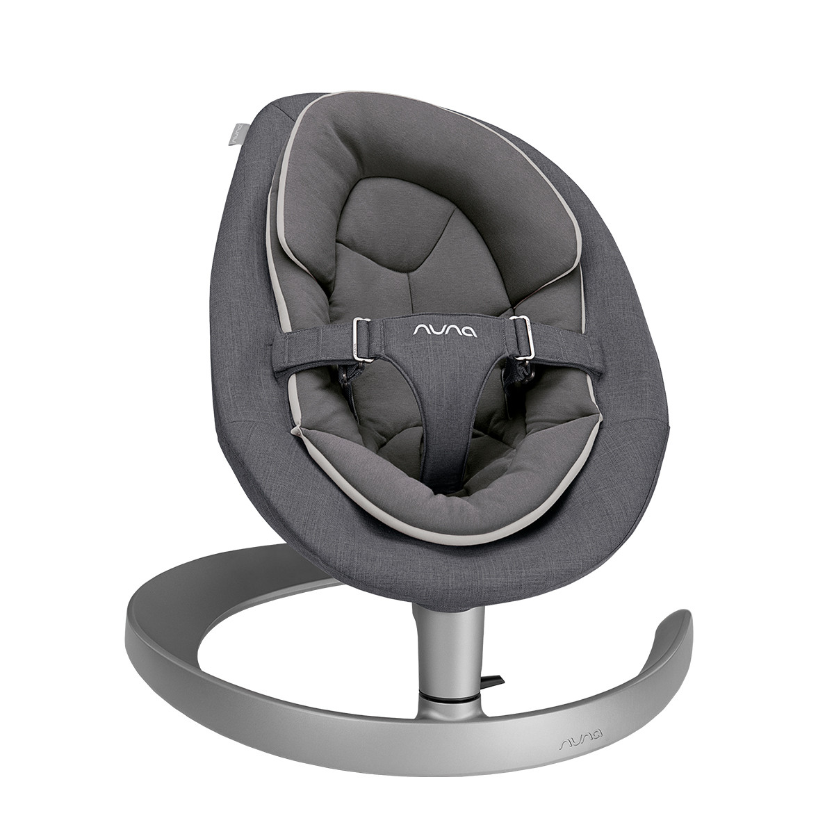 Nuna njihalica Leaf Grow sa igračkama, Granite