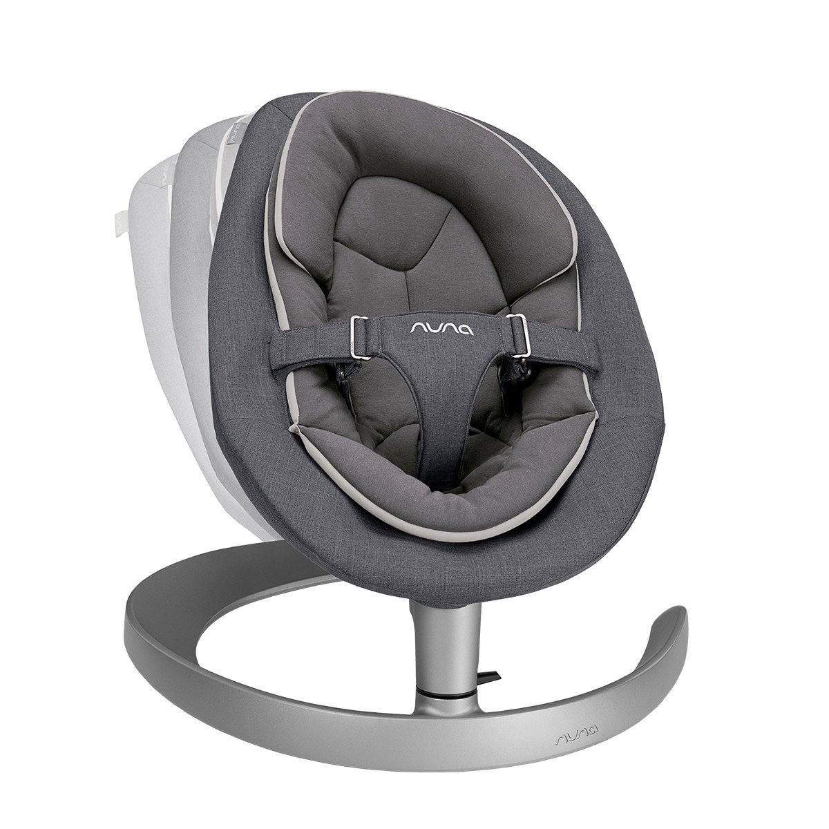 Nuna njihalica Leaf Grow sa igračkama, Granite