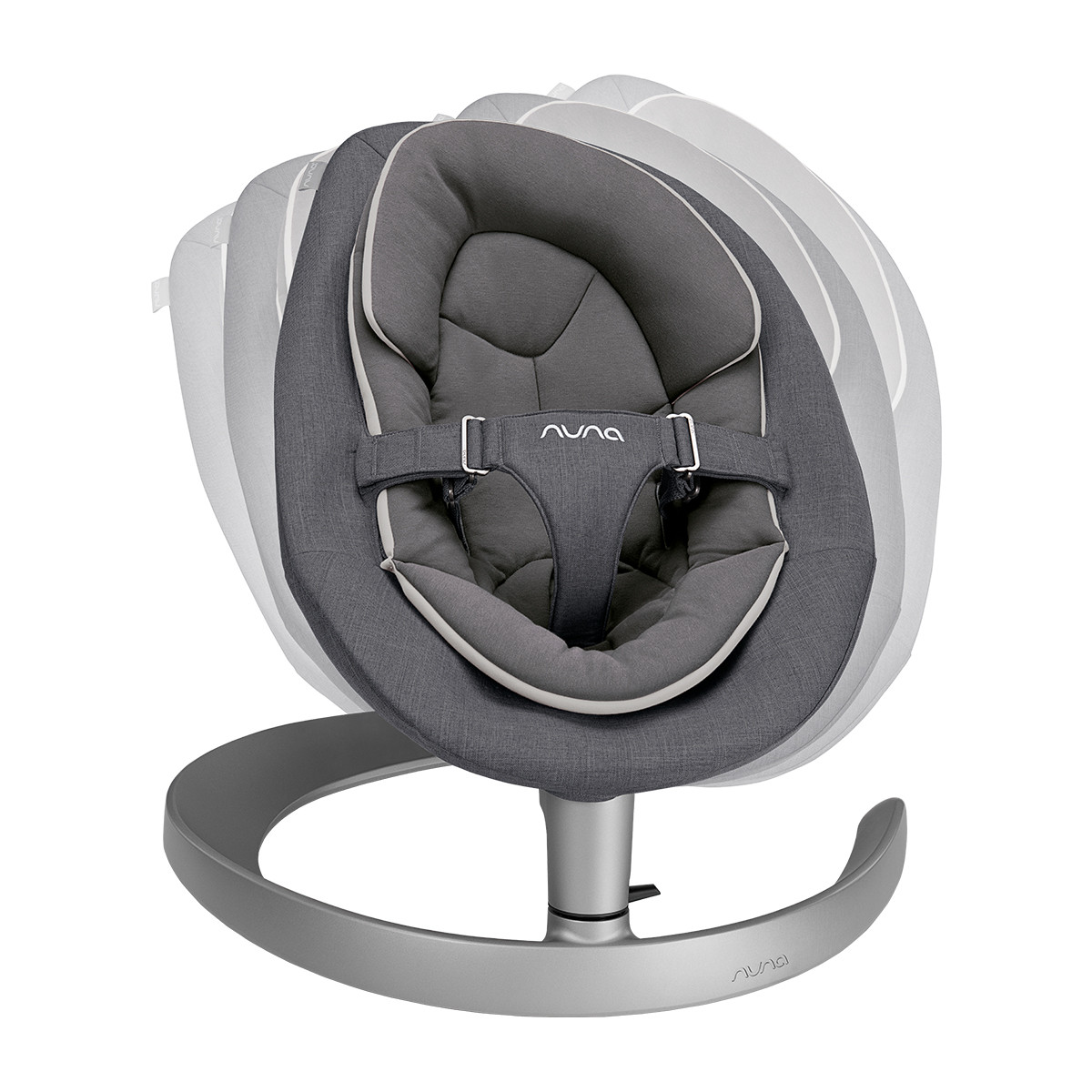 Nuna njihalica Leaf Grow sa igračkama, Granite