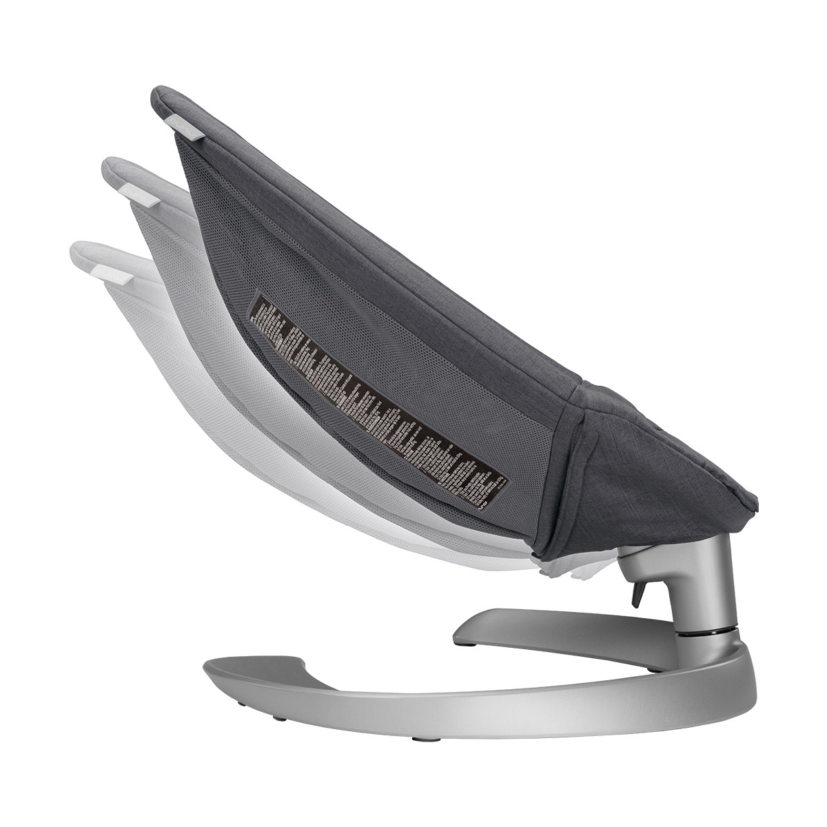 Nuna njihalica Leaf Grow sa igračkama, Granite