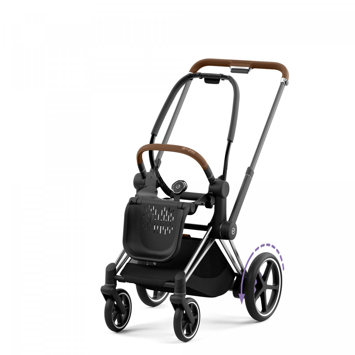 Cybex kolica E-Priam, Chrome/Brown Handle