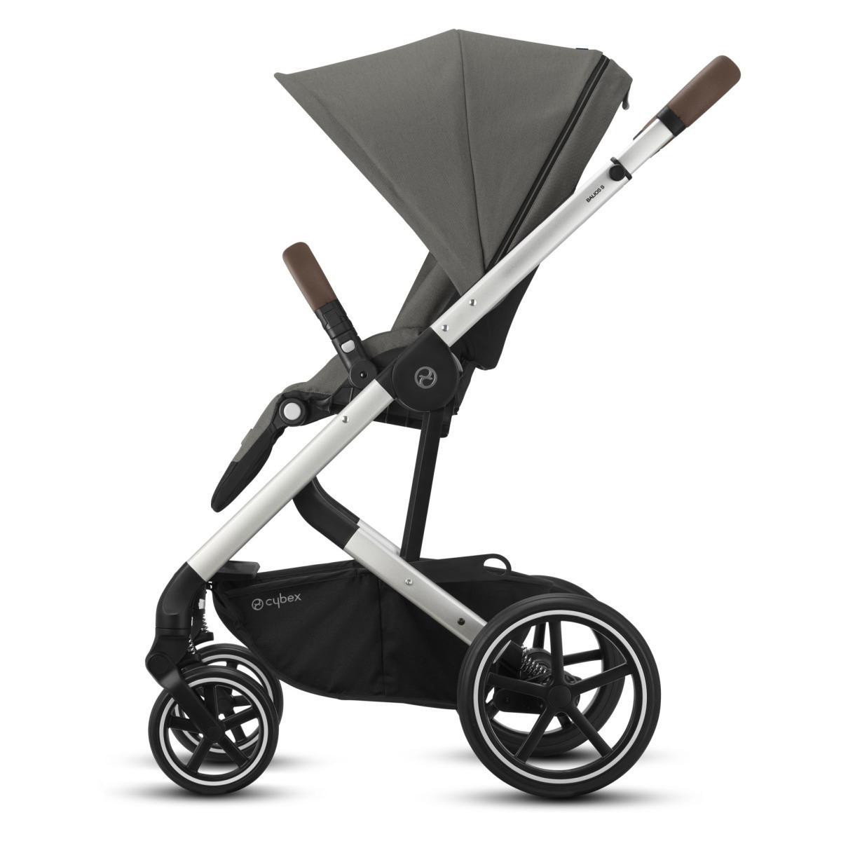 Cybex kolica Balios S Lux, Soho Grey mid grey - silver