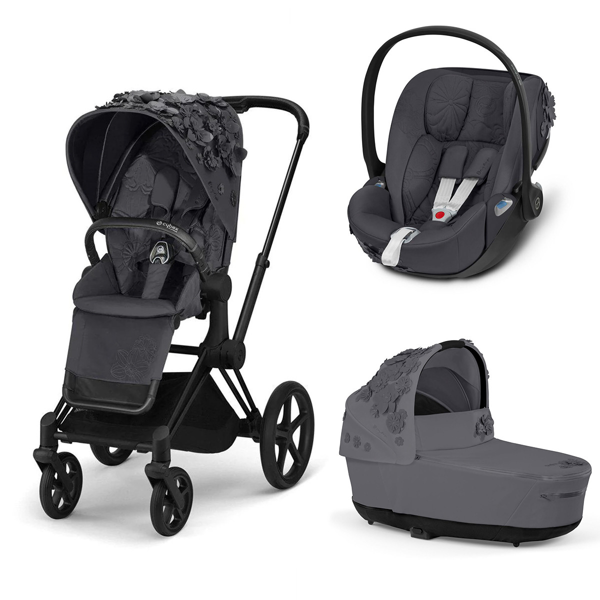 Cybex Priam kolica Simply Flowers, Dream Grey