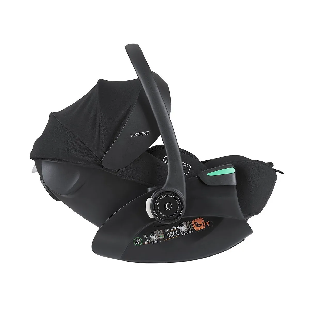 Kikka Boo auto sedište i-Xtend Black 40-87cm